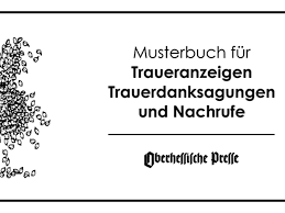 Eine eigene zeitung zu gestalten, lohnt sich. Traueranzeigen Trauerdanksagungen Und Nachrufe