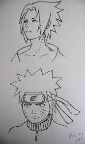 Gambar 3d keren di kertas. Sasuke And Naruto Pencil By Felina555 On Deviantart