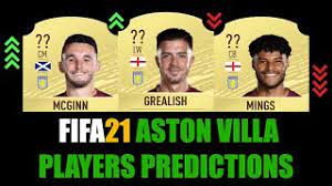 So there may be some issues. Fifa 21 Aston Villa Players Rating Prediction W Grealish Mcginn Mings Samatta Targett Youtube