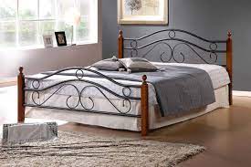 homestyle4u metallbett schwarzes eisenbett inkl rollrost verschiedene ausfuhrungen online kaufen otto lit design lit bois structure de lit