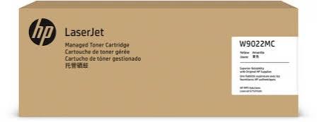HP Yellow Managed LaserJet Toner Cartridge (W9022MC)