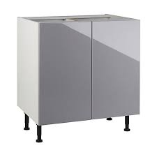 Découvrez la collection de tapis de cuisine disponible sur calicosy. Meuble De Cuisine Gossip Gris Facades 2 Portes Caisson Bas L 80 Cm Castorama