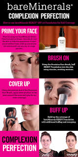 Here S Our Guide To Full Coverage Using Bareminerals Ready Foundation A Makeup Tu Bare Minerals Makeup Bare Minerals Makeup Tutorial Bare Minerals Tutorial