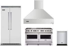 You'll have the power, control, and capacity to cook any dish. Viking Vireradwrh1063 4 Piece Kitchen Appliances Package With Side By Side Refrigerator Dual Fuel Range And Dishwasher In Stainless Steel