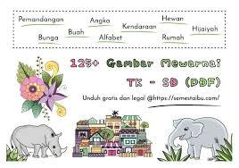 Contoh gambar mozaik macam jeniss pengertian mozaik dimensi masih dibantu dengan gambar pada proses pembuatan polanya walaupun bahannya. Download 133 Gambar Mewarnai Anak Tk Sd Pdf Hewan Bunga Dll