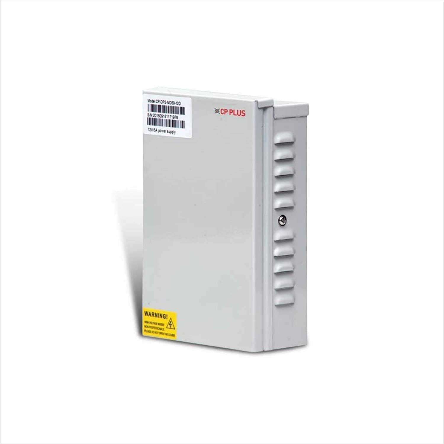 CP PLUS CCTV 4CH POWER SUPPLY 12V 5AMP product image