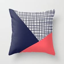 5 out of 5 stars. Coral Red Navy Blue White Throw Pillow Mix And Match Indoor Etsy White Throw Pillows Throw Pillows Cushion Cover Designs