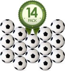 Get ready to score some goals on friends and family with a foosball table. Amazon Com Colonel Pickles Novelties Foosball Table Replacement Foosballs 14 Pack 36mm Game Table Size Black And White Tabletop Soccer Balls Sports Outdoors