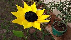 Bunga ini sebenarnya merupakan bunga majemuk. How To Make Big Felt Sun Flowers Cara Membuat Bunga Matahari Flanel Ukuran Besar Youtube