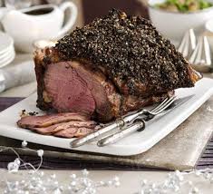 Planning A Dinner Party James Martin S Crusted Roast Beef Will Wow Your Guests Bbc Good Food Recipes Stuffed Peppers Beef Ribs