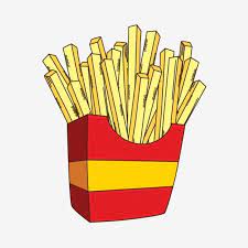 French Fries Cartoon Lunch Clipart Sketch Frenc Fries Png And Vector With Transparent Background For Free Download French Fries Potato Drawing Fries