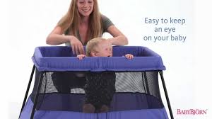 Babybjorn Travel Crib Light 2 Youtube