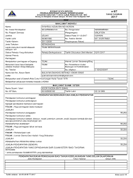 Borang be (nyata individu) dan bt (individu permastautin) tutup pada 30 april 2017. Bt2017 820809085023 Pdf