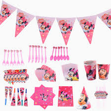 Design ideas and inspiration shop this gift guide everyday finds shop this gift guide price ($) any price under $10. Minnie Mouse Theme Tableware Sets Birthday Party Decoration For Girls Cake Topper Disposable Party Supplies Home Decoration Buy At The Price Of 0 32 In Aliexpress Com Imall Com