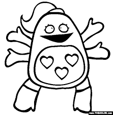 All images found here are believed to be in the public domain. Monsters Online Coloring Pages