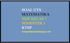 We did not find results for: Soal Uts Matematika Smp Kelas 8 Semester 1 Kumpulan Soal Ulangan