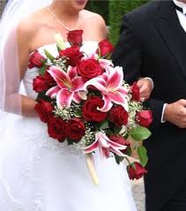 White Stargazer Lily Wedding Bouquet Pink Red White Bouquet Wedding Flowers Photos Picture Wedding Bouquets Pink Red Bouquet Wedding Stargazer Lily Wedding
