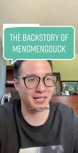 Replying to @e11170018 the backstory of MengMengDuck #mengmengduck
