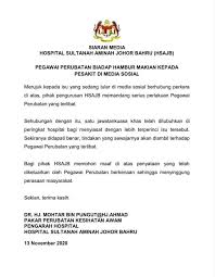 122m makamah tinggi syariah johor bahru. Best Fbkl Hsa To Investigate Medical Officer Over Tweet Insulting Cancer Patient