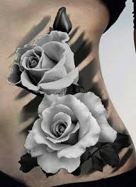 White Rose Tattoo Side Ribs Tattoo Ideas White Rose Tattoos Realistic Rose Tattoo Tattoos