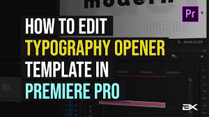 Falling logo reveal premiere pro template (free) How To Edit Typography Opener Template In Adobe Premiere Pro Youtube