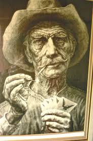 Vintage Lithograph The Bluff by Artist by heartseasevintage