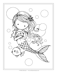 Mermaid Coloring Page Free Printable Youngandtae Com In 2020 Mermaid Coloring Book Unicorn Coloring Pages Mermaid Coloring