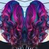 Ombre Purple And Turquoise Hair