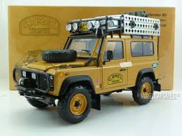 The all new defender 90 and defender 110 are fully equiped for 21st century adventures. Land Rover Defender 90 Tdi Camel Trophy Camel Trophy 1 18 Alm810211 Almost Real Diecast Model Car Scale Model For Sale