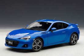 Autoart Subaru Brz Wr Blue Mica 78691 In 1 18 Scale Subaru Brz Subaru Model Cars Collection