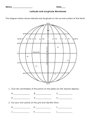 There are two longitude and latitude worksheets included in the pack to support understanding of what's covered in the powerpoint. Latitude And Longitude Worksheet