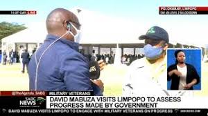 Deputy president david mabuza is recovering well and has been back in action for ten days now. Deputy President David Mabuza Visits Limpopo To Engage Military Veterans Community Youtube