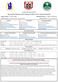 The Partnered Parishes of Sacred Heart, St. Mary's & St. Thomas the Apostle  Parish Priest: Fr. Steven Rigo Assistant Prie