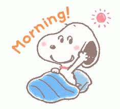 Snoopy good night animated gif. Waving Snoopy Good Morning Gif 4 August 2021