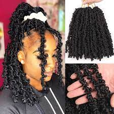 Crochet braids hairstyles can make a lot of difference in the entire look. Buy Butterfly Locs Crochet Hair Short 6 Packs Black Crochet Bob Hair 12 Inch Messy Distressed Faux Locs Crochet Braids Pre Twisted Soft Locs Hair For Women 1b Hellip Online In Indonesia B0936qxwxr