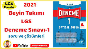 Beyin Takimi Yayinlari 2021 Lgs 1 Fen Bilimleri Sorulari Ve Cozumleri