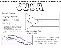 Cuba maps gives you an easy way to enrich your application with visual representation and intuitive manipulation for spatial data. Passport To Flavor Cuba Flag Coloring Pages Cuba Cuba Facts
