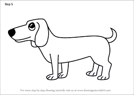 To do this, you will use the two easiest basic shapes to sketch available: Learn How To Draw A Cartoon Dachshund Dog Cartoon Animals Step By Step Drawing Tutorials
