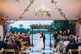 The Perfect Pavilion Wedding At Chicago Botanic Garden Elegant Event Lighting