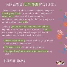 Seseorang yang mengalami depresi akan cenderung menginterprestasikan pemikiran negatif terhadap segala sesuatu yang. Suara Rangkul Kita Perlu Mengenali Dan Memahami Depresi Facebook