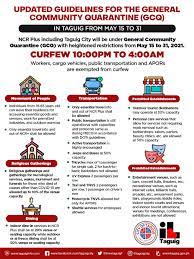Jun 08, 2021 · stricter quarantine. Updated Guidelines For The Gcq In Taguig City From May 15 To May 31 2021 Safe City