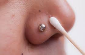 How To Clean An Infected Nose Piercing Nose Piercing Care Nose Piercing Healing Nose Piercing