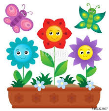 Flower Box Theme Image 2 Released 2017 Batch 2 Flowers Butterflies Flower Boxes Preschool Crafts Flower Crafts