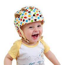 Elenker Child Youngsters Toddler Adjustable Security Helmet Headguard Protecting Harnesses Cap Colourful Baby Helmet Toddler Safety Crawling Baby