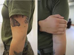 The only major difference is the addition of the small neck tattoo. Right To Bare Arms Marine Corps New Tattoo Policy Ii Marine Expeditionary Force Article Display