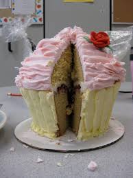 If you have a wilton 123, this'll be easy. Giant Cupcake Cake Good Bye Gluten