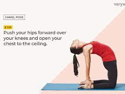 Camel pose is an intermediate exercise, that's why it needs a greater the soles should be facing up. How To Do Camel Pose Ustrasana