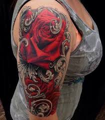Pin By Chris Vandenberg On Tattoos Rose Tattoo Sleeve Tattoos Badass Tattoos