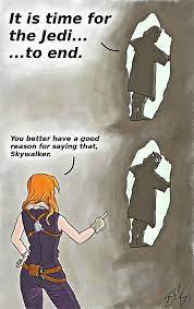 The Rise Of Mara Jade Star Wars Memes Star Wars Poster Star Wars Humor