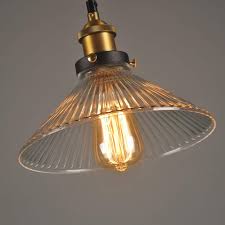 Shop glass pendant lights from shades of light! Glighone Industrial Vintage Pendant Ceiling Light Shade Retro Glass Ceiling Lamp Pendant Lighting Glass Light Shades For Restaurant Living Room Bar Coffee Shop Dining Room Kitchen Industrial Lights Energy Class A Buy